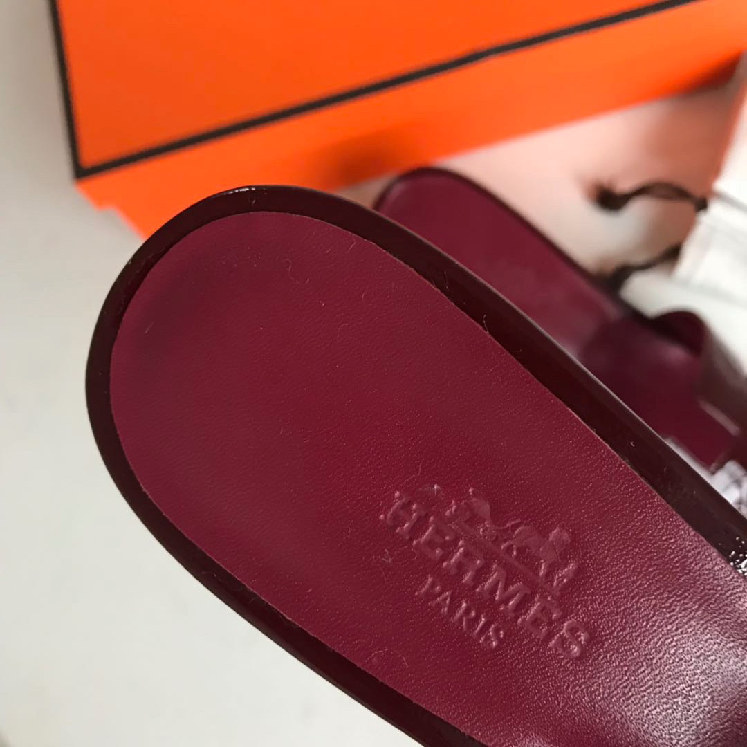 에르메스 올수공 오아시스 슬리퍼 샌들 페이던트 08